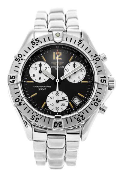 breitling colt chronograph a53035 stahl 38mm|Breitling colt a53035 price.